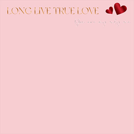 Калька "Long Live True Love" (20л.) - #02 Розовый
